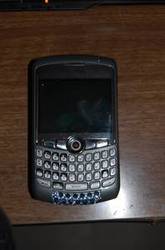 Blackberry Curve(Rogers) Custom Louis Vuitton with pink trackball