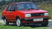 1992 red Volkswagen Jetta